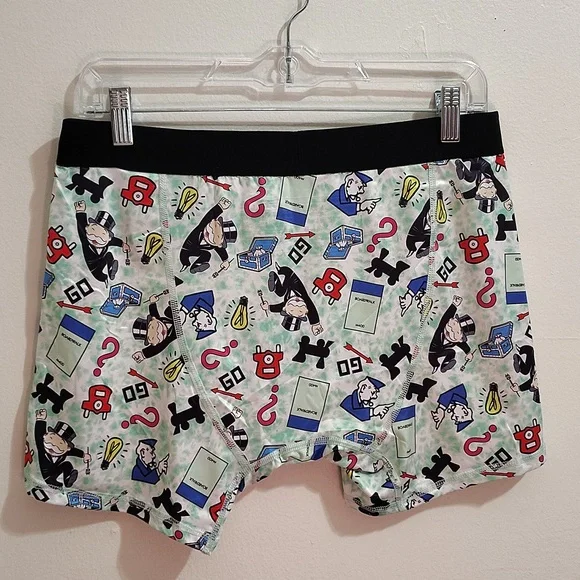 Monopoly Themed Boxer Briefs Size L - Picture 2 of 6